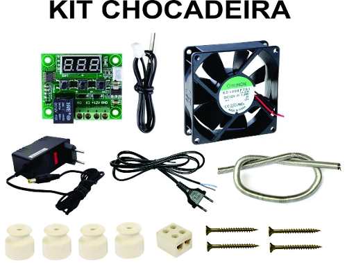 Kit Chocadeira Termostato+fonte+resistencia+cooler+cabo Acd1