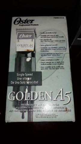 Máquina de tosa Oster Golden A5 + 6 lâminas