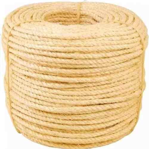 Corda De Sisal Natural 8mm 60 Metros Ideal Para Artesanato