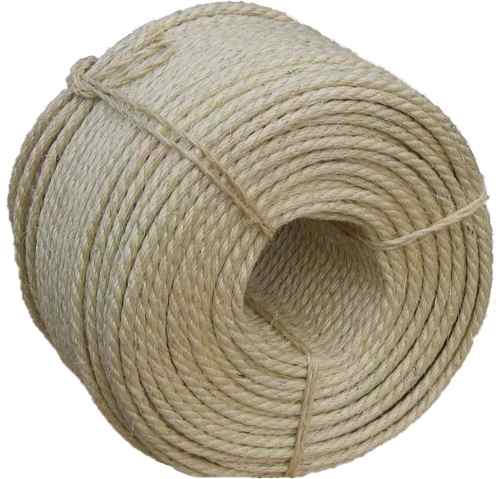 Corda Sisal Natural 8mm Rolo 220 Metros Frete Grátis