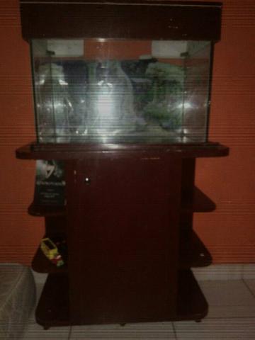 Aquário 200 litros com balcão