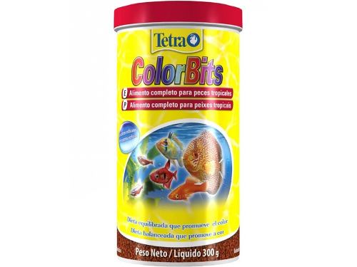 Ração Tetra Color Bits 300g Acara Disco Peixes Tropicais