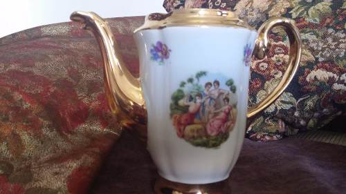 Bule De Porcelana Antigo