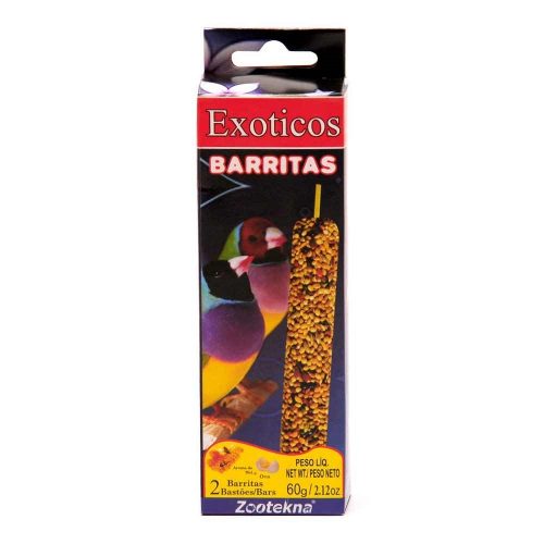 Alimento Zootekna Barrita Exóticos - 60g