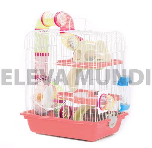 Gaiola Hamster Safari Labirinto Tubos Frete Grátis
