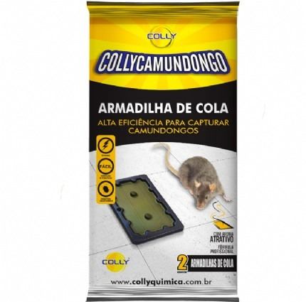 Kit Cola Pega Rato 20unid + Bisnaga Espanta Pombos 10unid