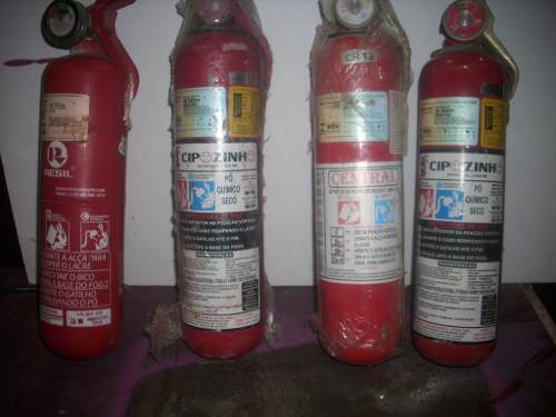 Extintores Usados Pegueno Vazio C/ Reloginho