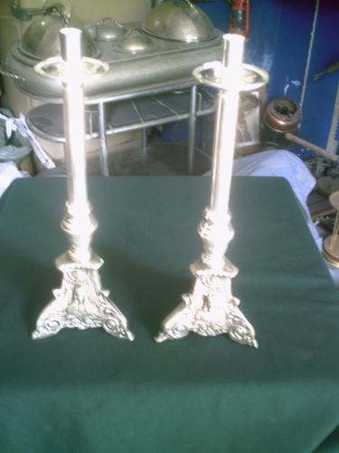 Tocheiros Antigo Sagrada Familia Em Prata 90 Exelente Leia