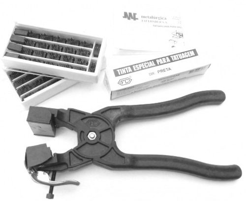 * Tatuadeira Cabo Plástico 4 Espaços 10mm - P18.5x9 Marca