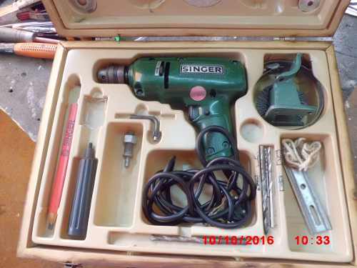 Furadeira Singer Colecionável Década De 70