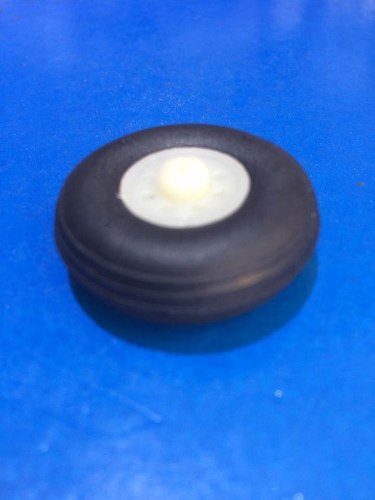 Roda Aeromodelos 50 Mm (plastico E Borracha)