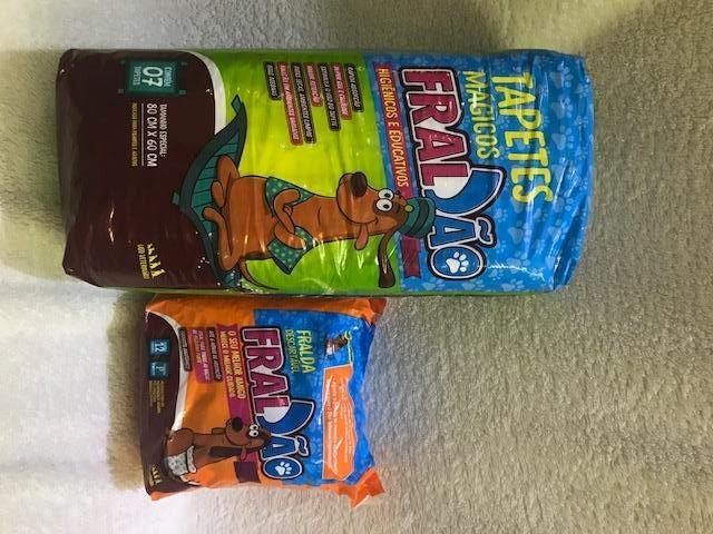 Fraldas e Tapetes higiênicos para cães