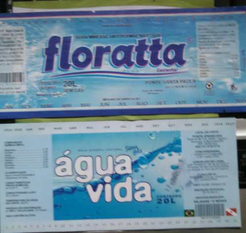 Rótulos Água Mineral P/ Coleção