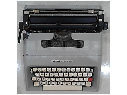 Máquina De Escrever Olivetti Lettera 35 Frete Grátis