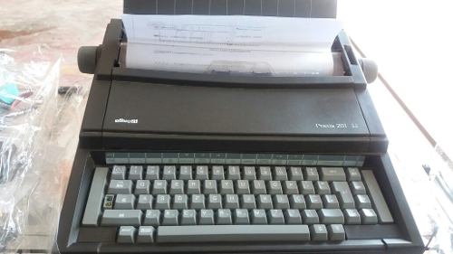 Máquina De Escrever Olivetti Praxis 201 Ii Revisada