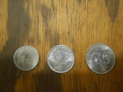Lote 3 Moedas Cruzeiro 