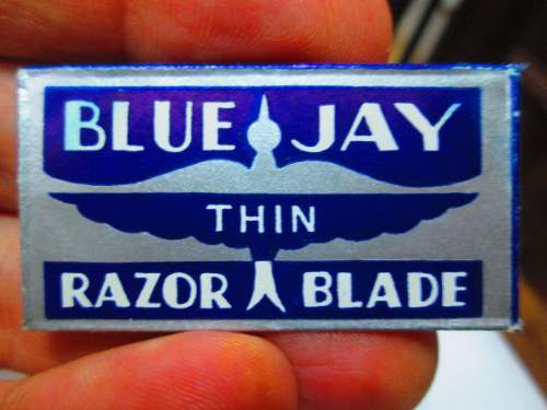 Lâmina De Barbear Blue Jay Anos 50 Lacrada Linda Embalagem