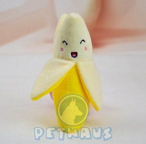 Pelúcia Banana Para Animais Brinquedo Cães