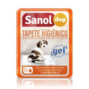 Tapete Higiênico Para Animais Com 7 Unidades - Sanol