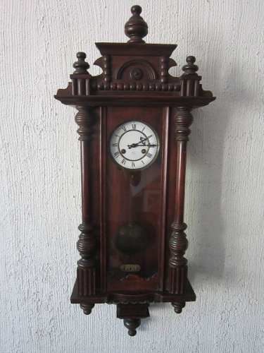 Relógio Antigo Parede Junghans Alemão Original Revisado