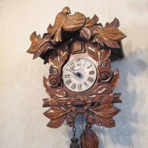 Relógio Cuco H De Parede Antigo Década De 50 Cod11