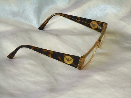 Lindo,raro Óculos Unissex Grau Emporio Armani Dec.ouro,80's
