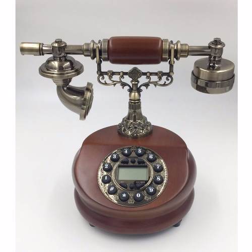 Aparelho Telefone De Mesa Retrô Decorativo Vintage- H