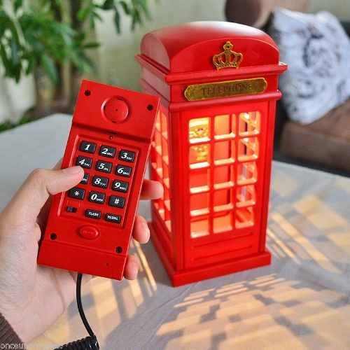 Telefone Decoraçao Cabine Telefônica Londres Vintage