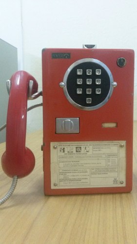 Telefone Orelhão Publico Antigo Completo E Original