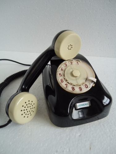 Telefone Siemens De Disco Antigo Retro Raridade.........