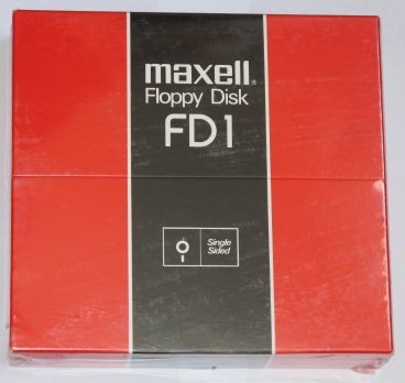 Maxell - Caixa Lacrada C/10 Disquetes Virgens De 8 Polegadas