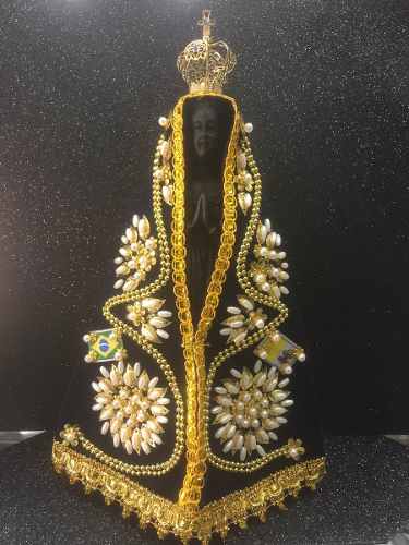 Nossa Sra. Aparecida - Imagem Redina Réplica Original 30cm