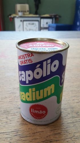 Lata De Sapólio Radium Anos 80