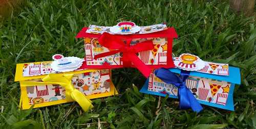 Caixa Retangular Luxo Para Docinhos Personalizada