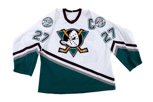 Camiseta Anaheim Mighty Ducks - Cor Branco