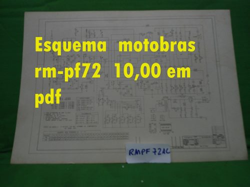 Esquema Motobras Rm-pf72ac Rm-pf72 Rmpf72ac Rm-pf72