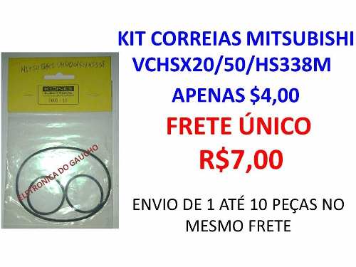 Kit Correias Mitsubishi Vchs X20/x50/ Hs338m Envio Imediato