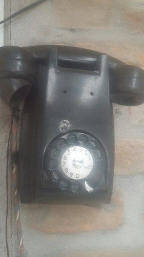 Telefone De Baquelite De Parede