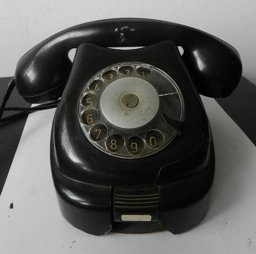 Telefone Mesa Baquelite Década De 60