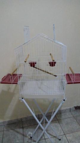 Gaiola de passarinho+pedestal(usada mais em bom estado)