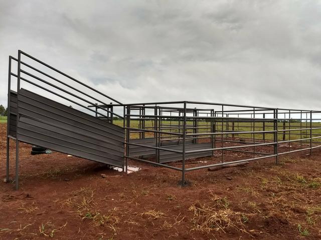 Mangueiro Tubular em aço para 40 cabecas apenas R$ 