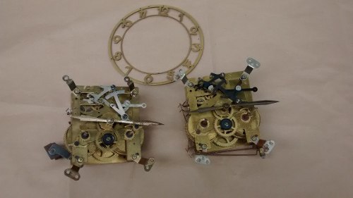 2 Maquinas Relogio Antigo Junghans Semi Carrilhão