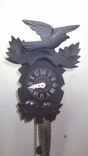Mini Relógio Cuco De Parede Germânico Mc12 J