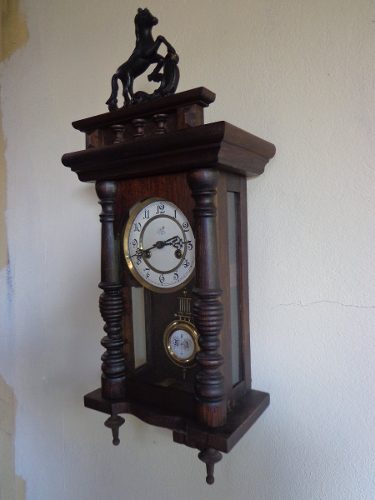 Relógio De Parede Antigo Alemão