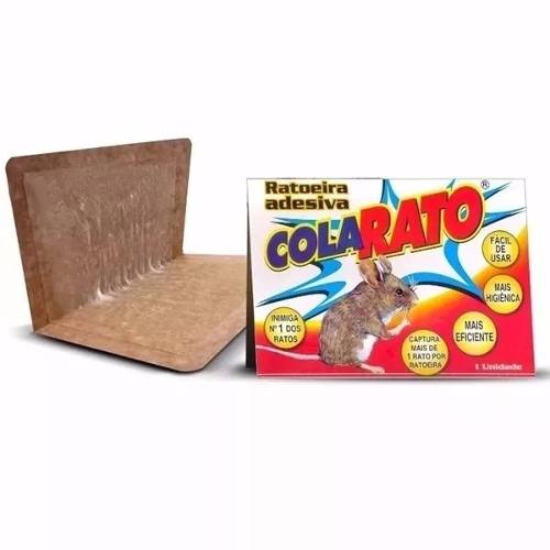 Ratoeira Adesiva Cola Visgo Pega Rato Camundongo Ratazana