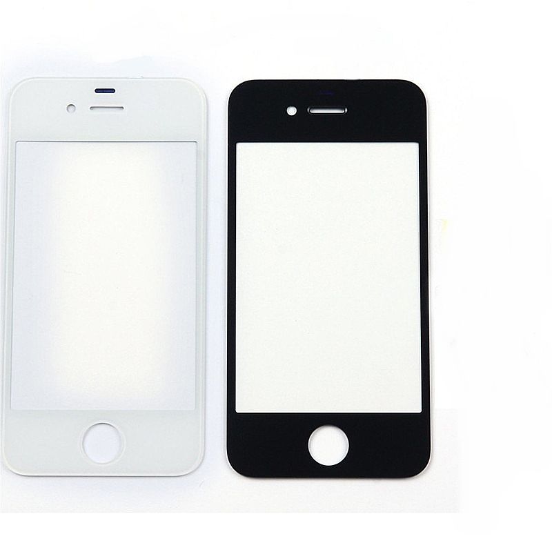 Tela vidro s/ touch iphone 4 - 4s - preta ou branca
