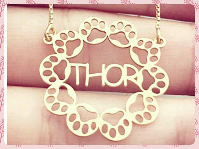 Colar personalizado com a cara do seu animalzinho