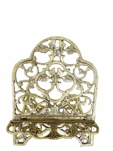 Porta Bíblia Em Bronze Livro Sagrado Presente Religião Fé