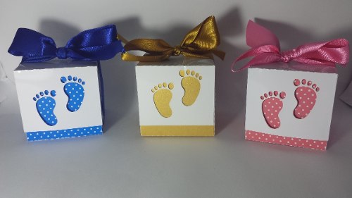 Arquivo De Corte Para Silhouette Caixa Pezinho Batizado