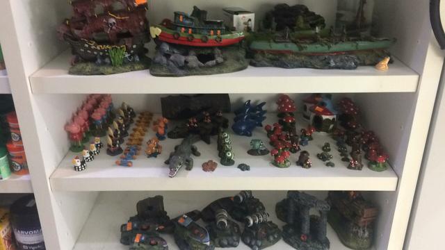 Enfeite aquarismo aquario